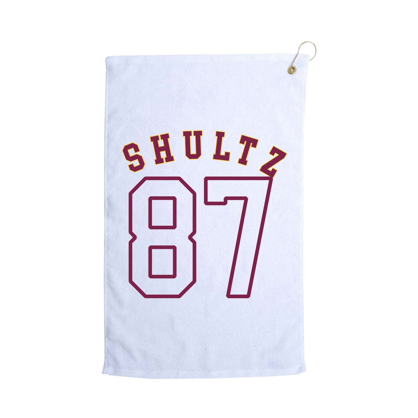 Golf Towel — Shirsey Arch in White