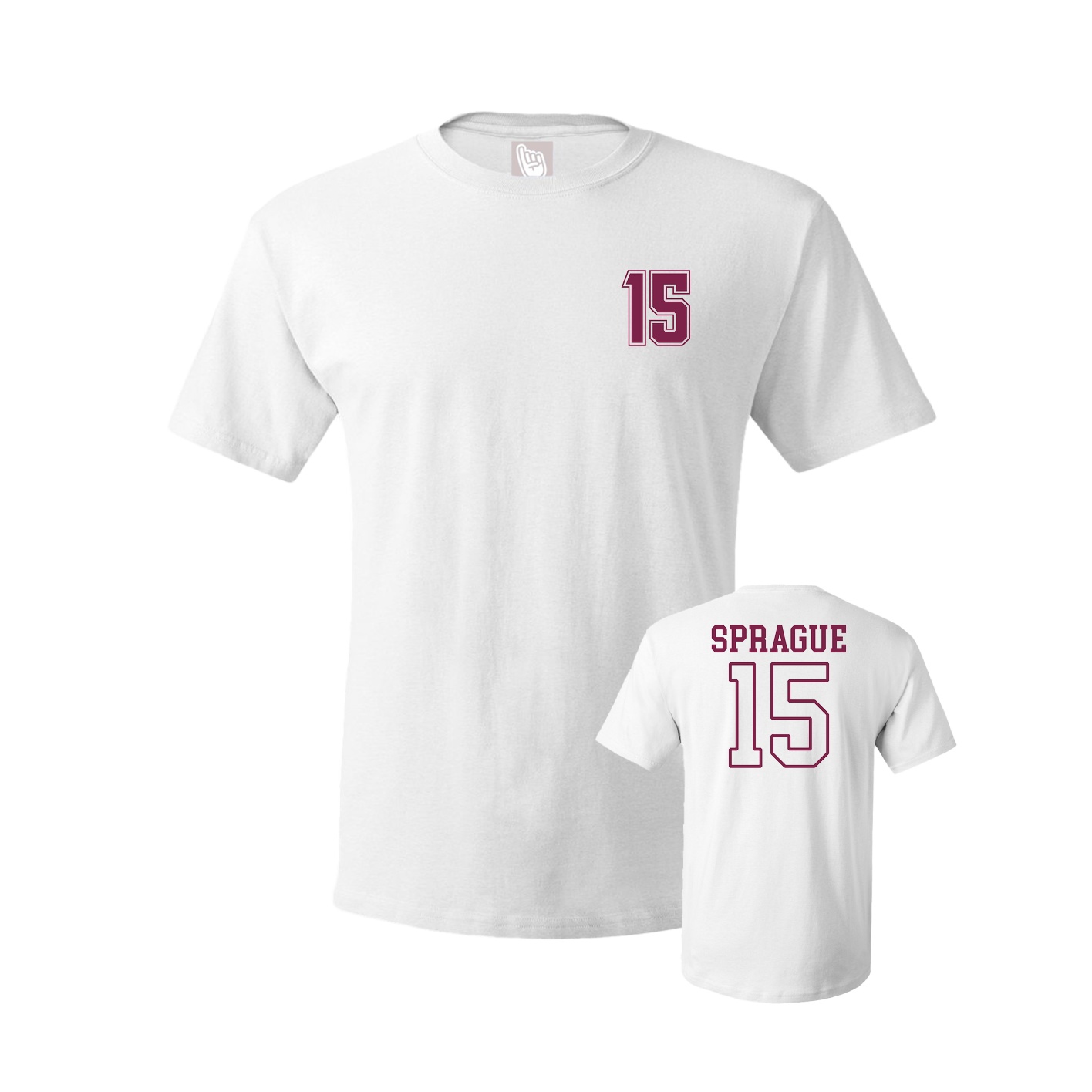 Youth Tee — Chest Back in White