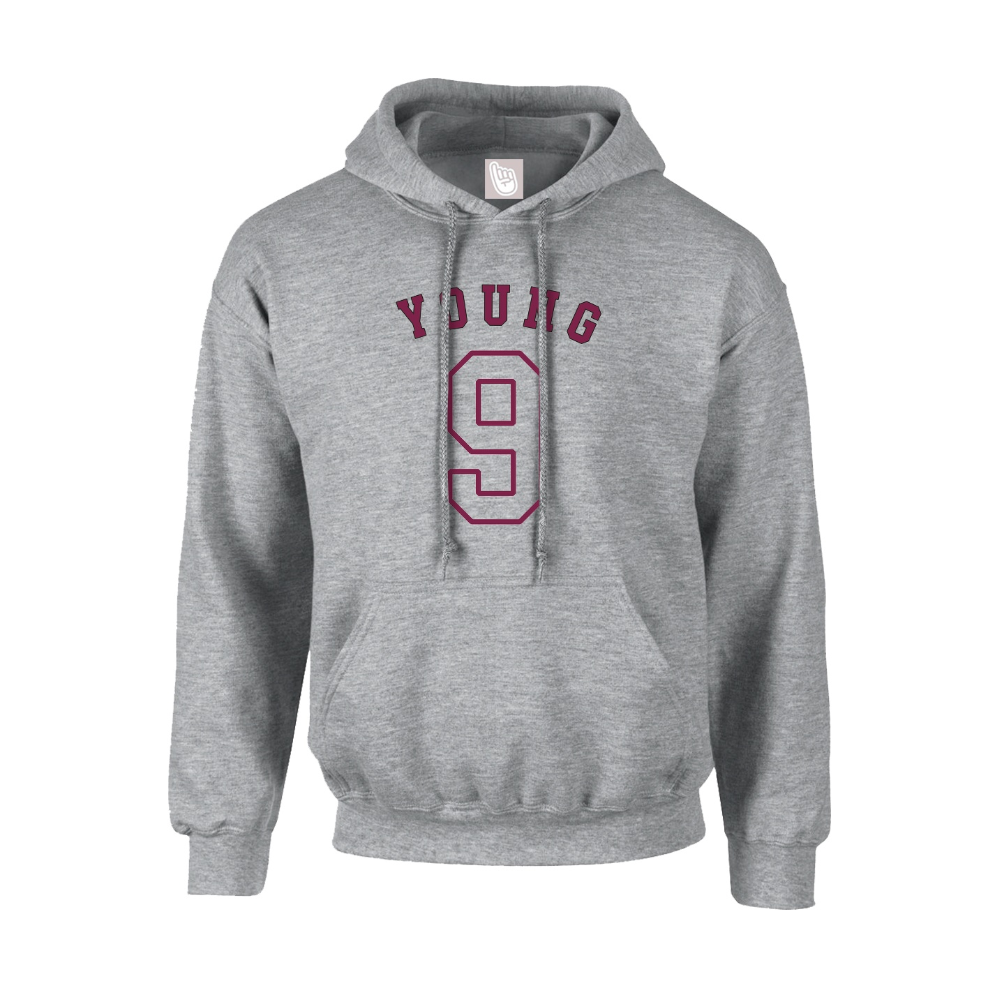 Youth Hoodie — Shirsey Arch in Grey