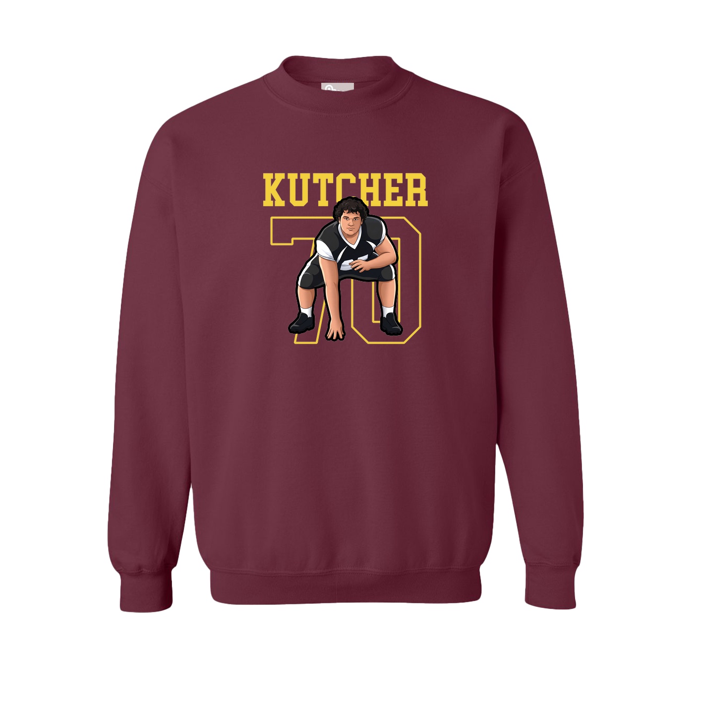 Fleece Crew — Shirsey in Maroon