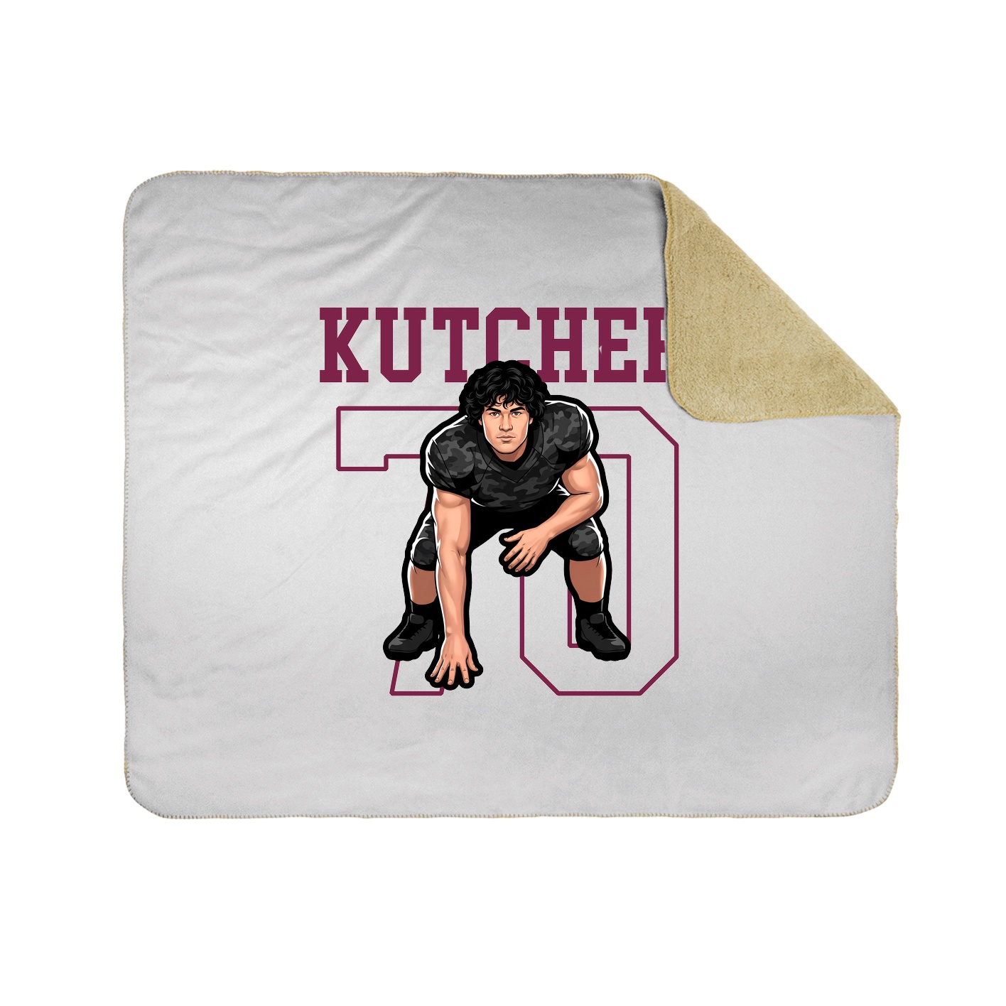 50x60 Sherpa Lined Throw Blanket