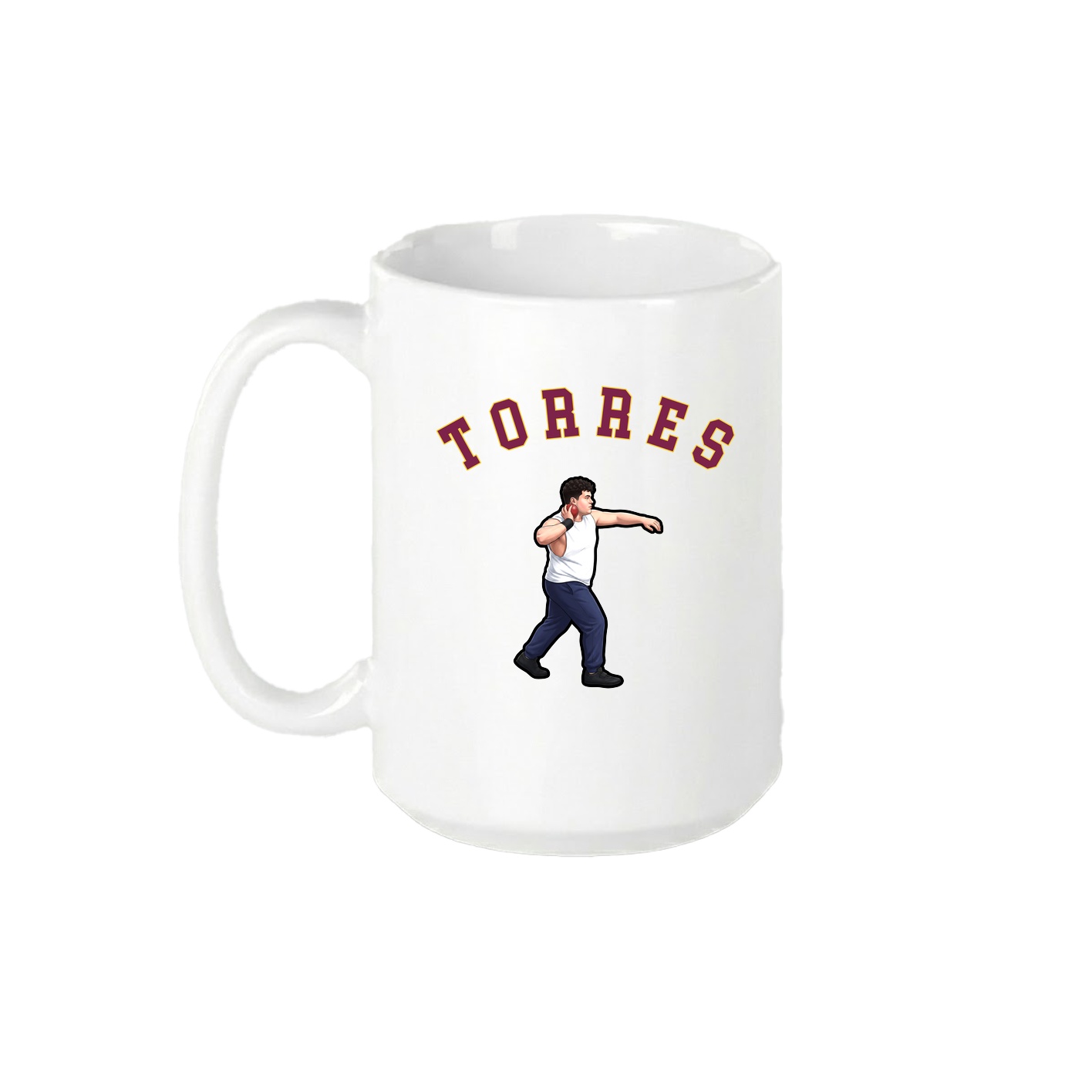 15oz Coffee Mug — Shirsey Arch in White