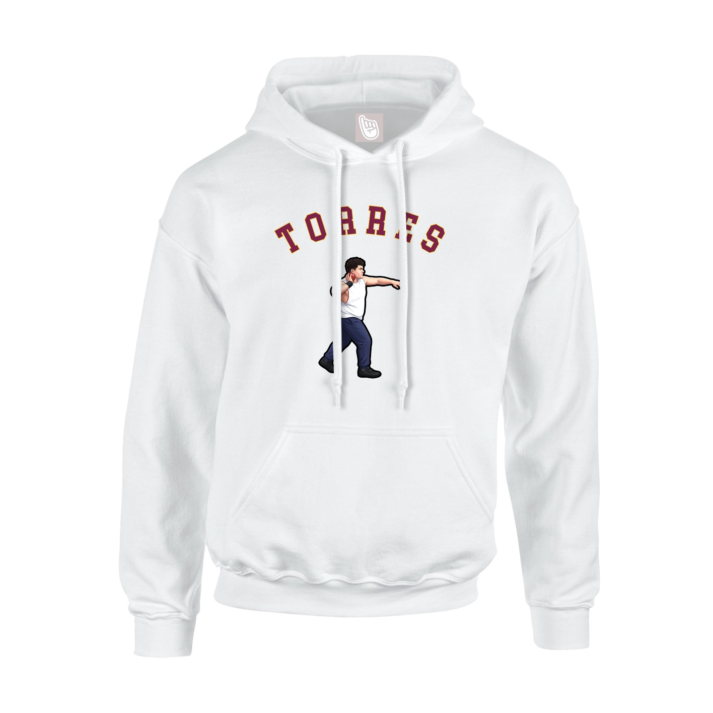 Hoodie — Shirsey Arch in White