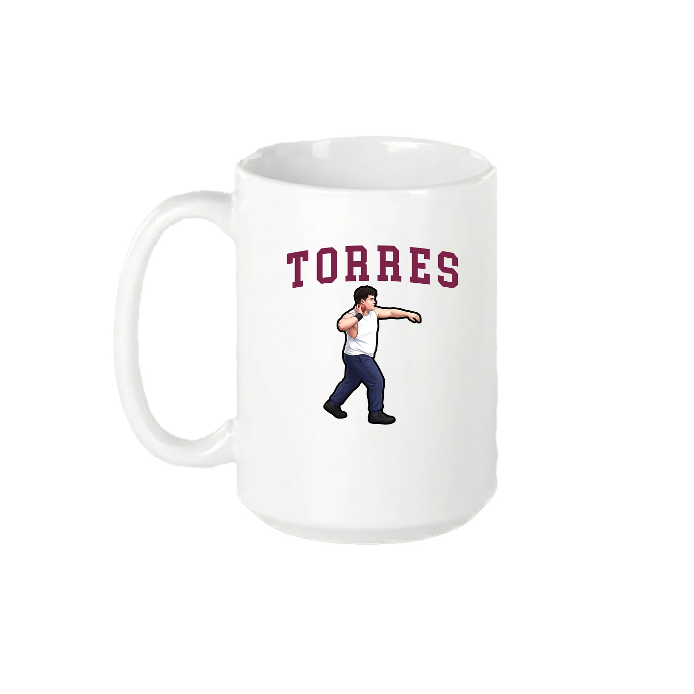 15oz Coffee Mug — Shirsey in White