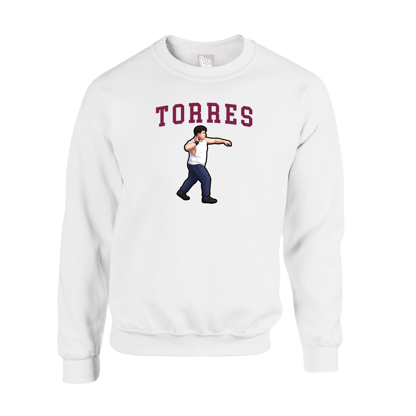 Fleece Crew — Shirsey in White