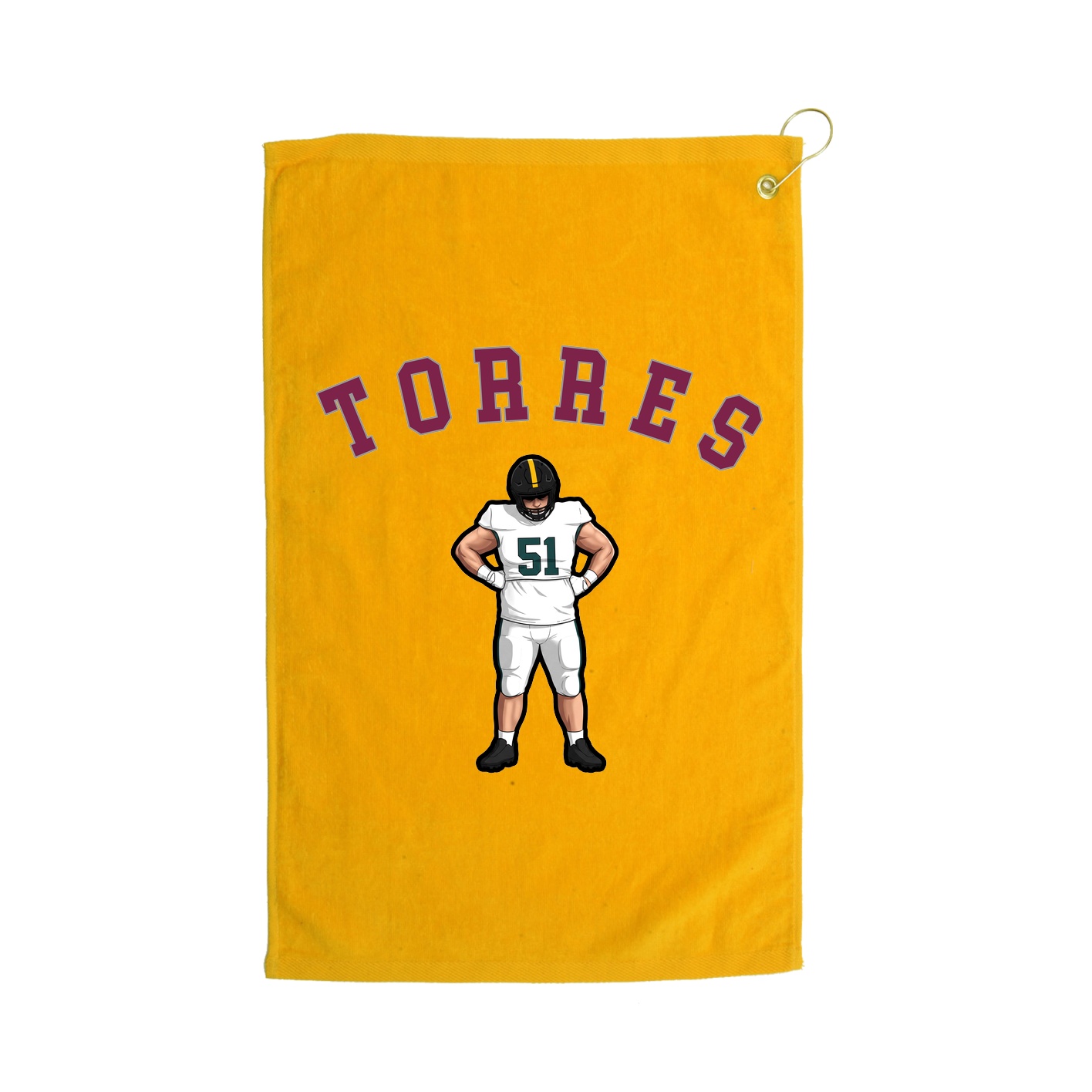Golf Towel — Shirsey Arch in Gold