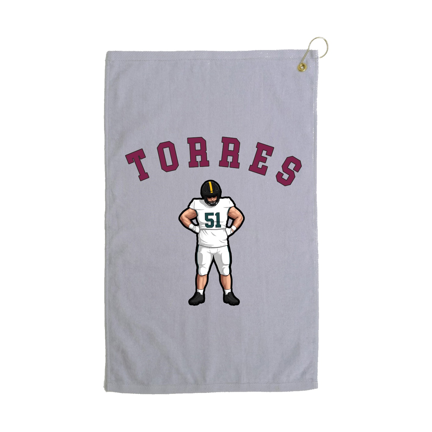 Golf Towel — Shirsey Arch in Grey