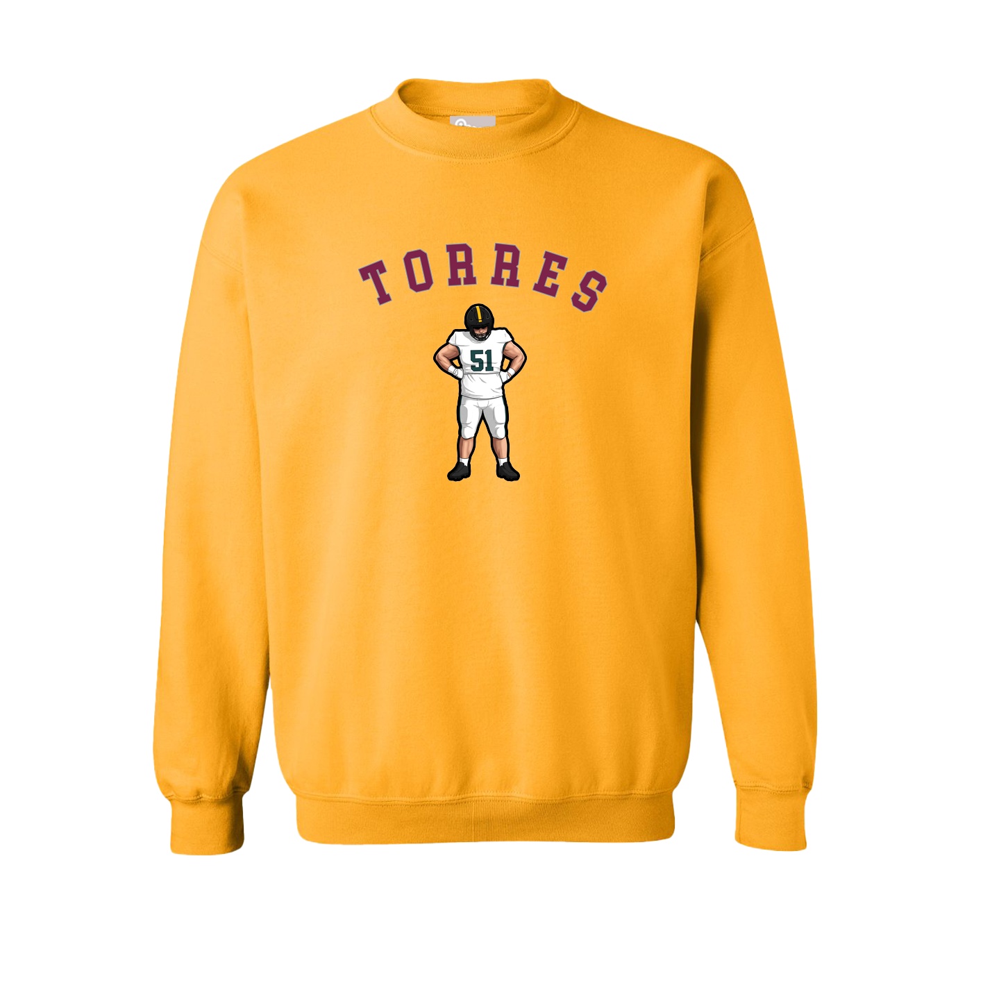 Fleece Crew — Shirsey Arch in Gold