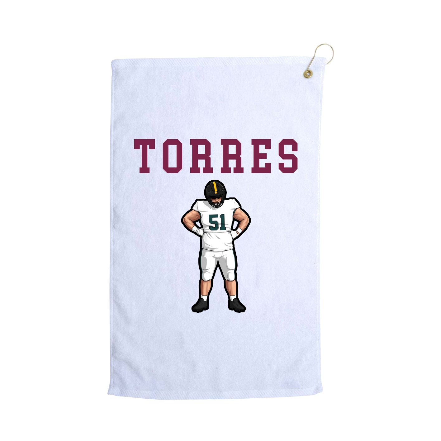 Golf Towel — Shirsey in White