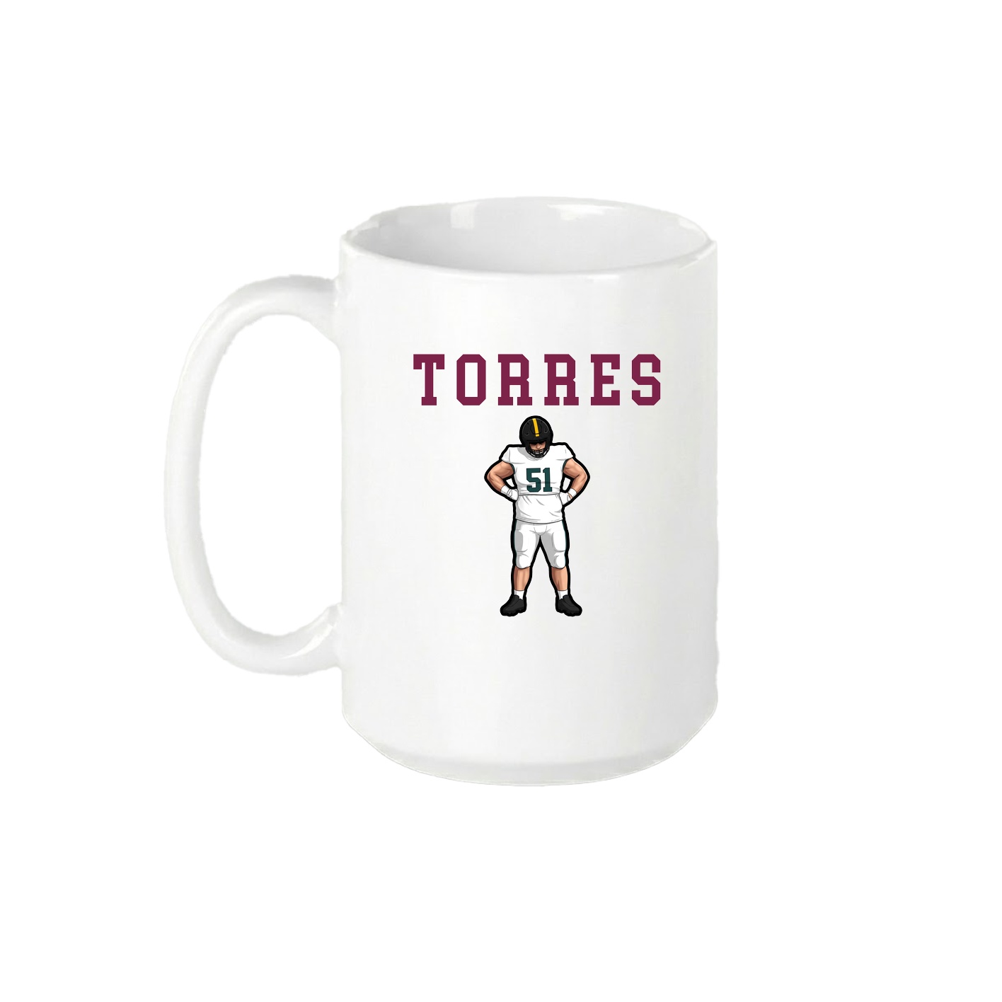 15oz Coffee Mug — Shirsey in White