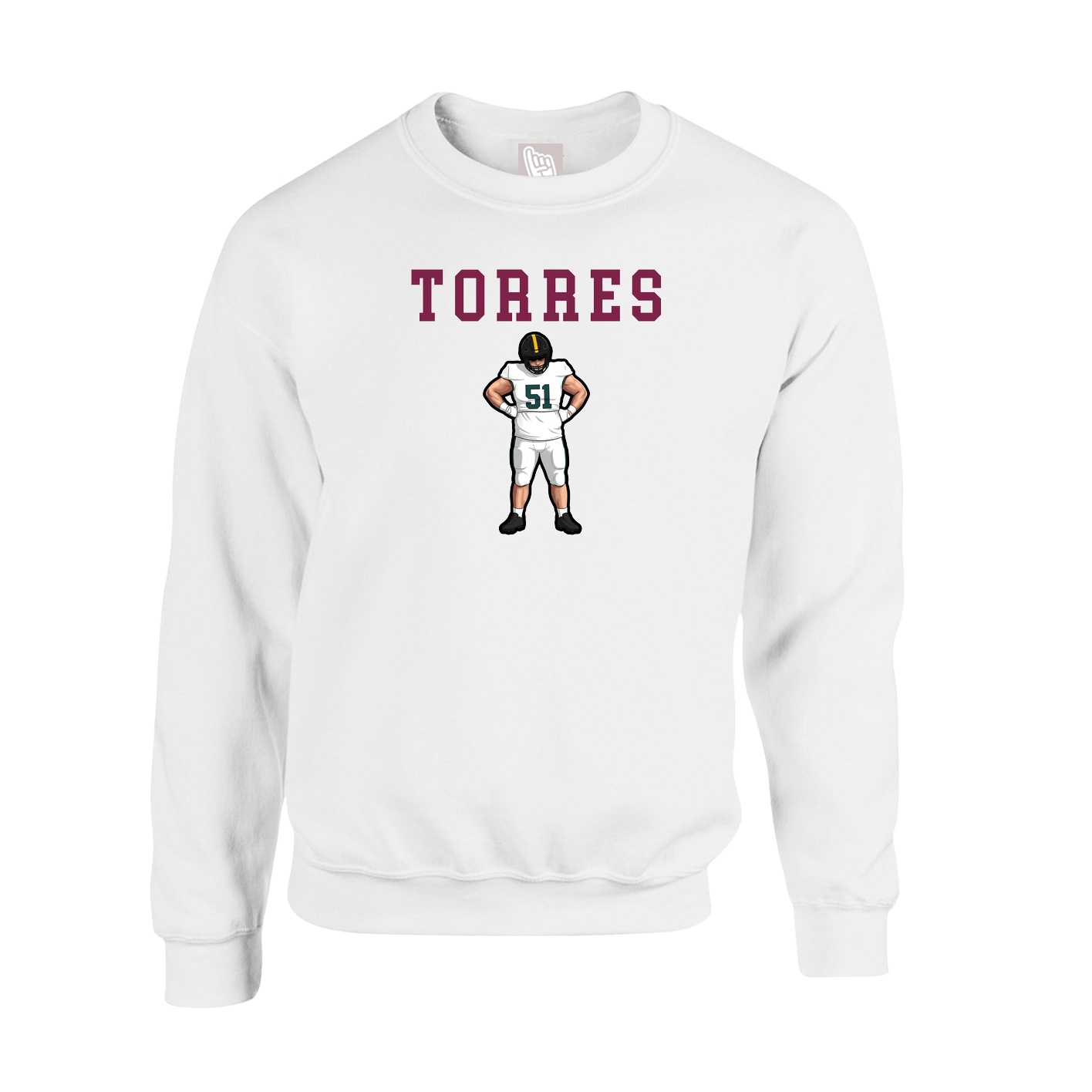 Fleece Crew — Shirsey in White