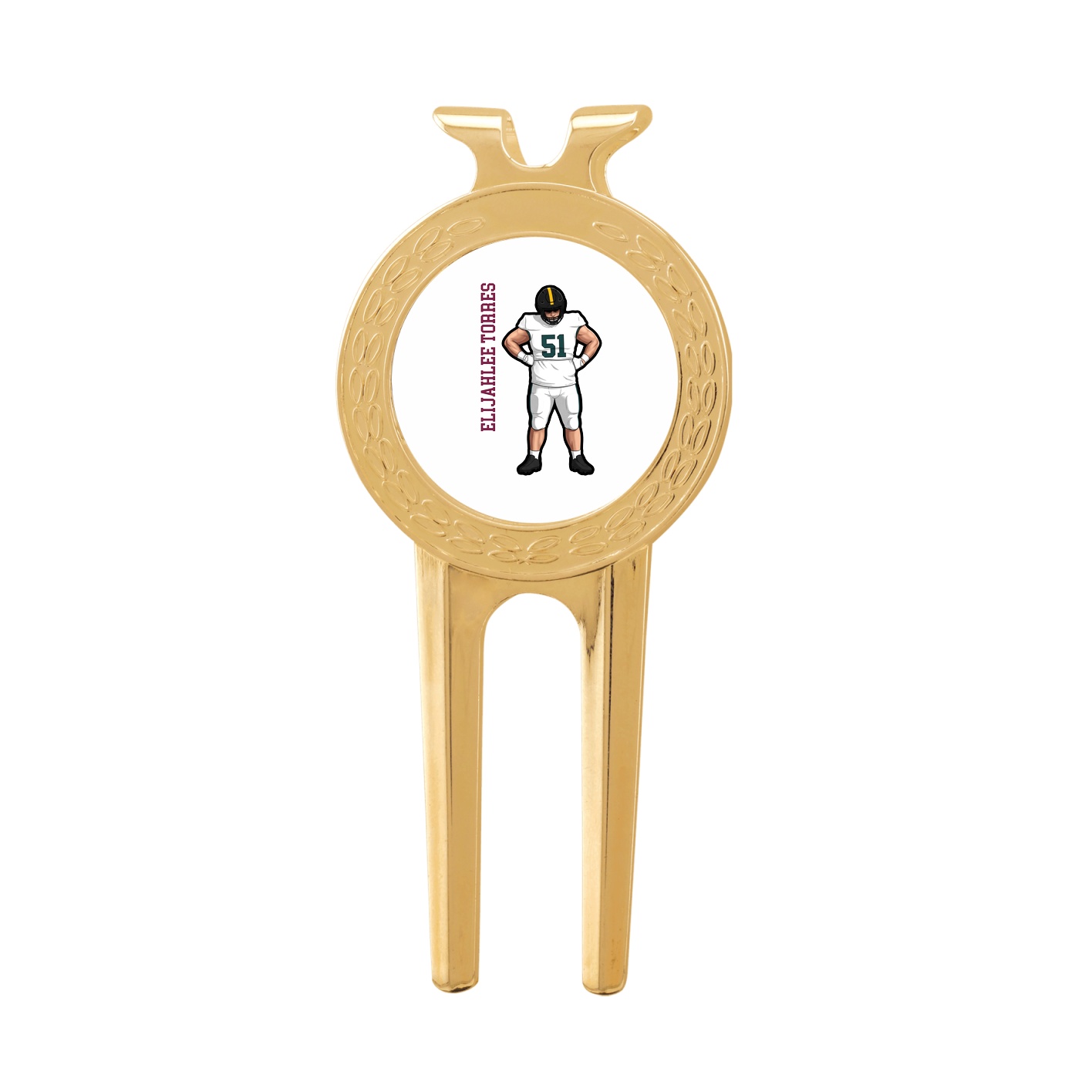 Divot Tool with Ball Marker — Name Vertical in Classic