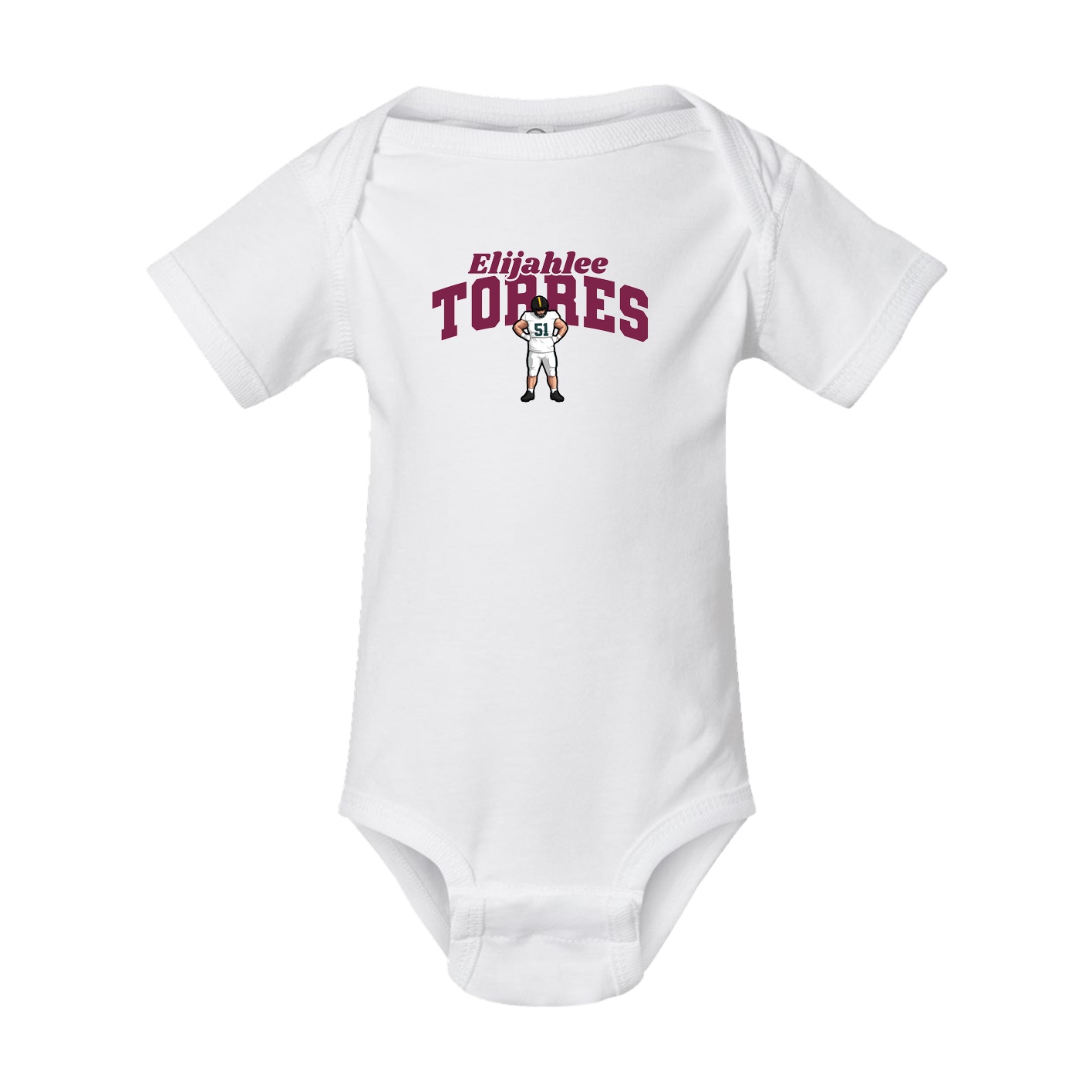 Baby Onesie — Signature Arch in White