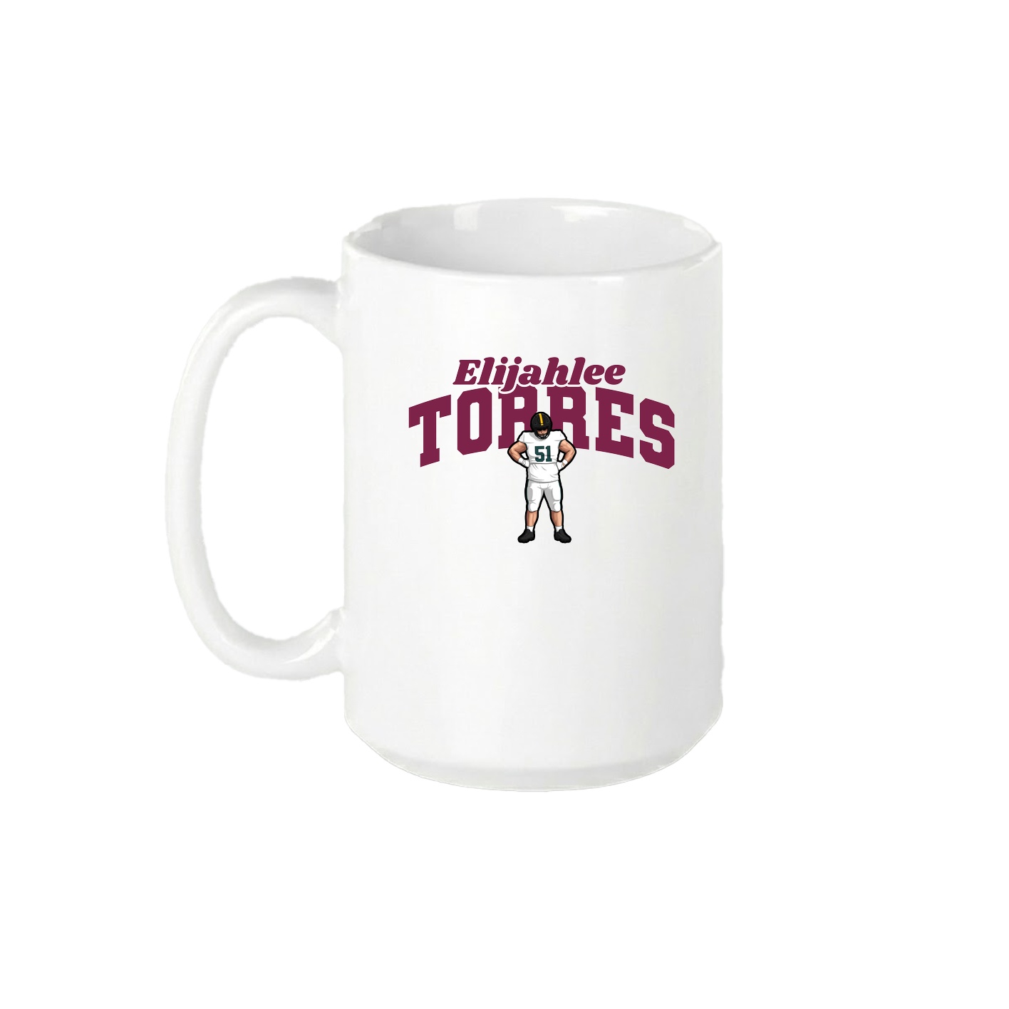 15oz Coffee Mug — Signature Arch in White