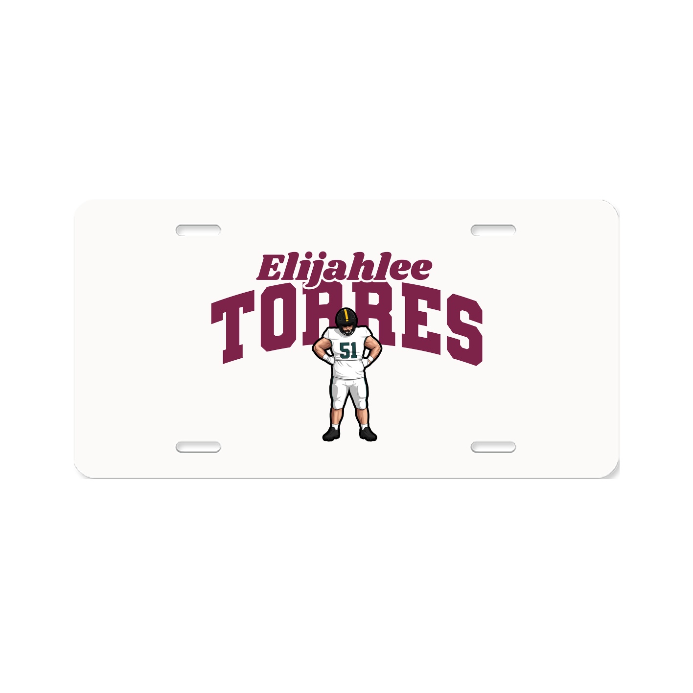 License Plate — Signature Arch in Classic