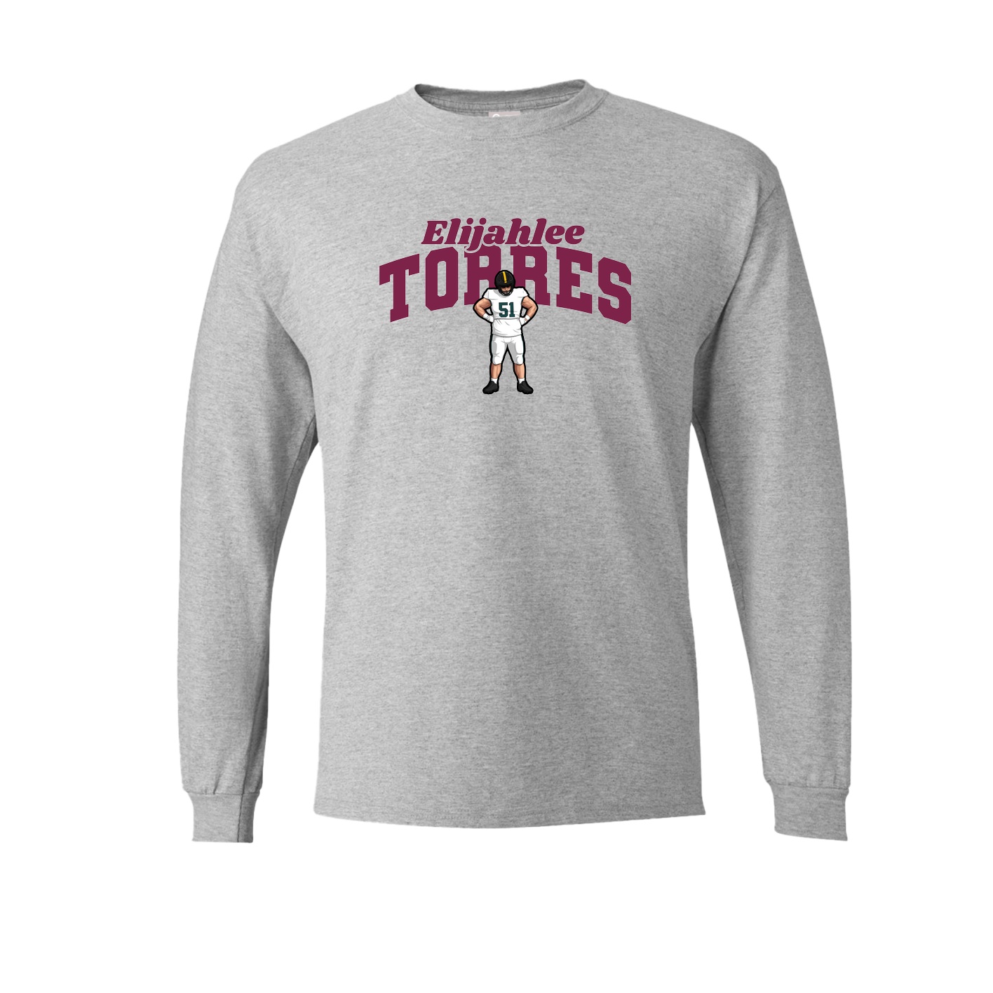 Long Sleeve Tee — Signature Arch in Grey