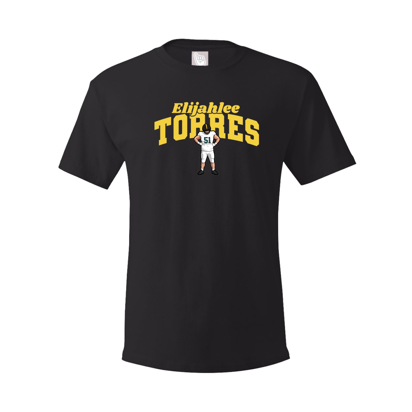 Youth Tee — Signature Arch in Black