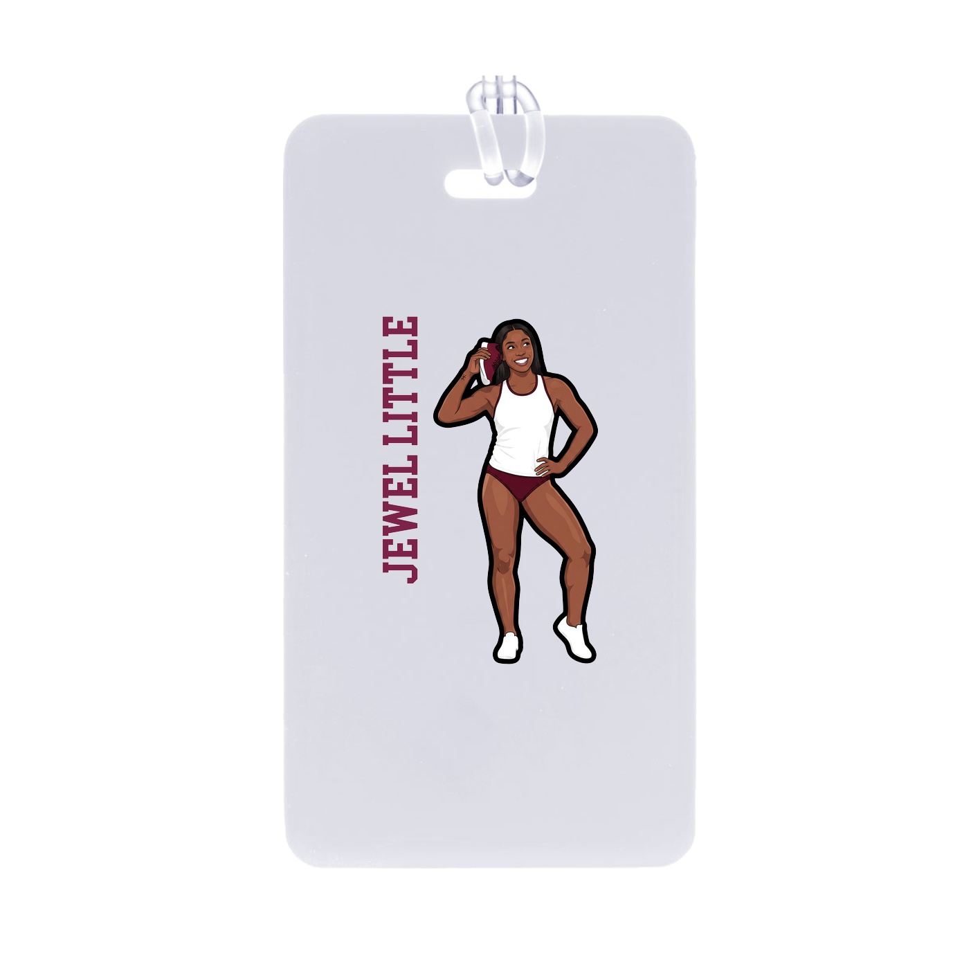 Bag Tag — Name Vertical in Classic