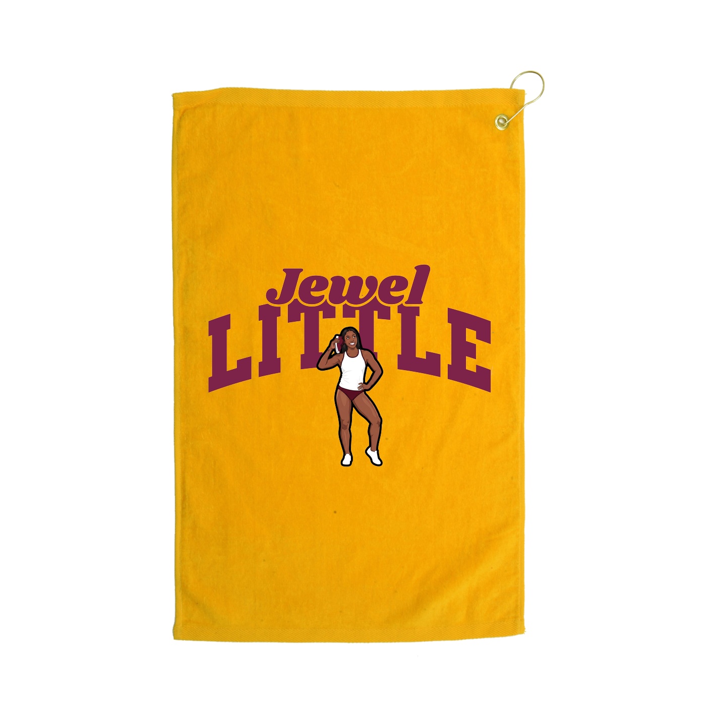 Golf Towel — Signature Arch in Gold