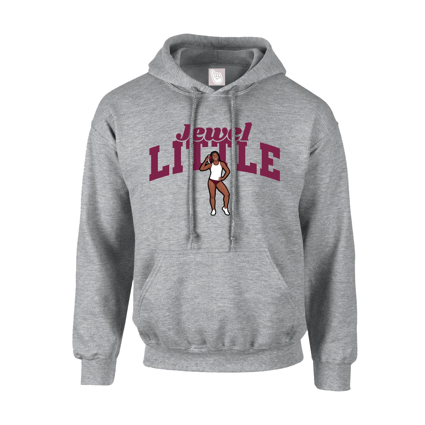 Hoodie — Signature Arch in Grey