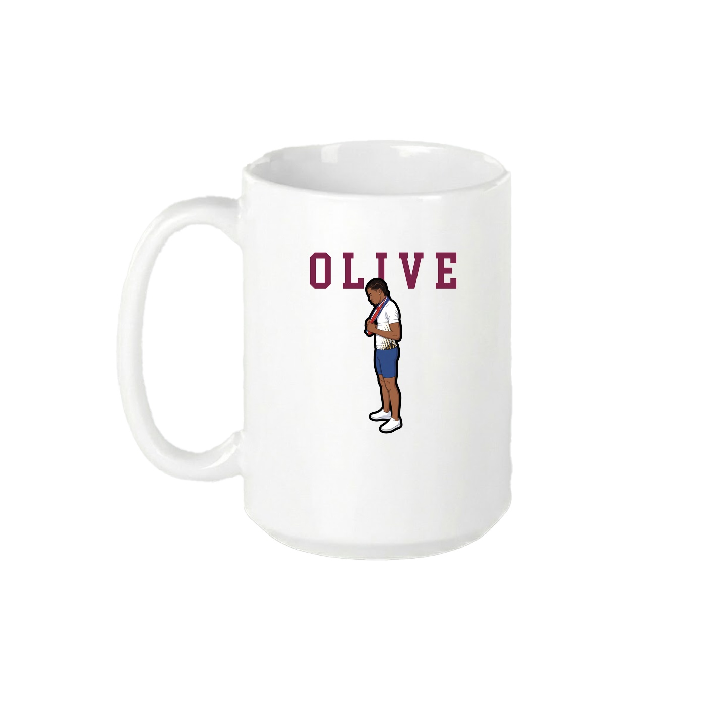 15oz Coffee Mug — Shirsey in White