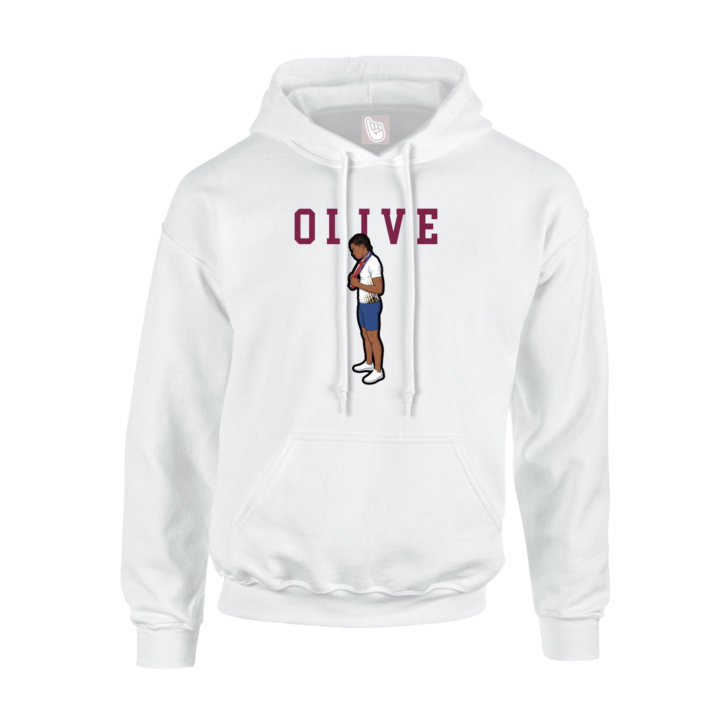 Hoodie — Shirsey in White