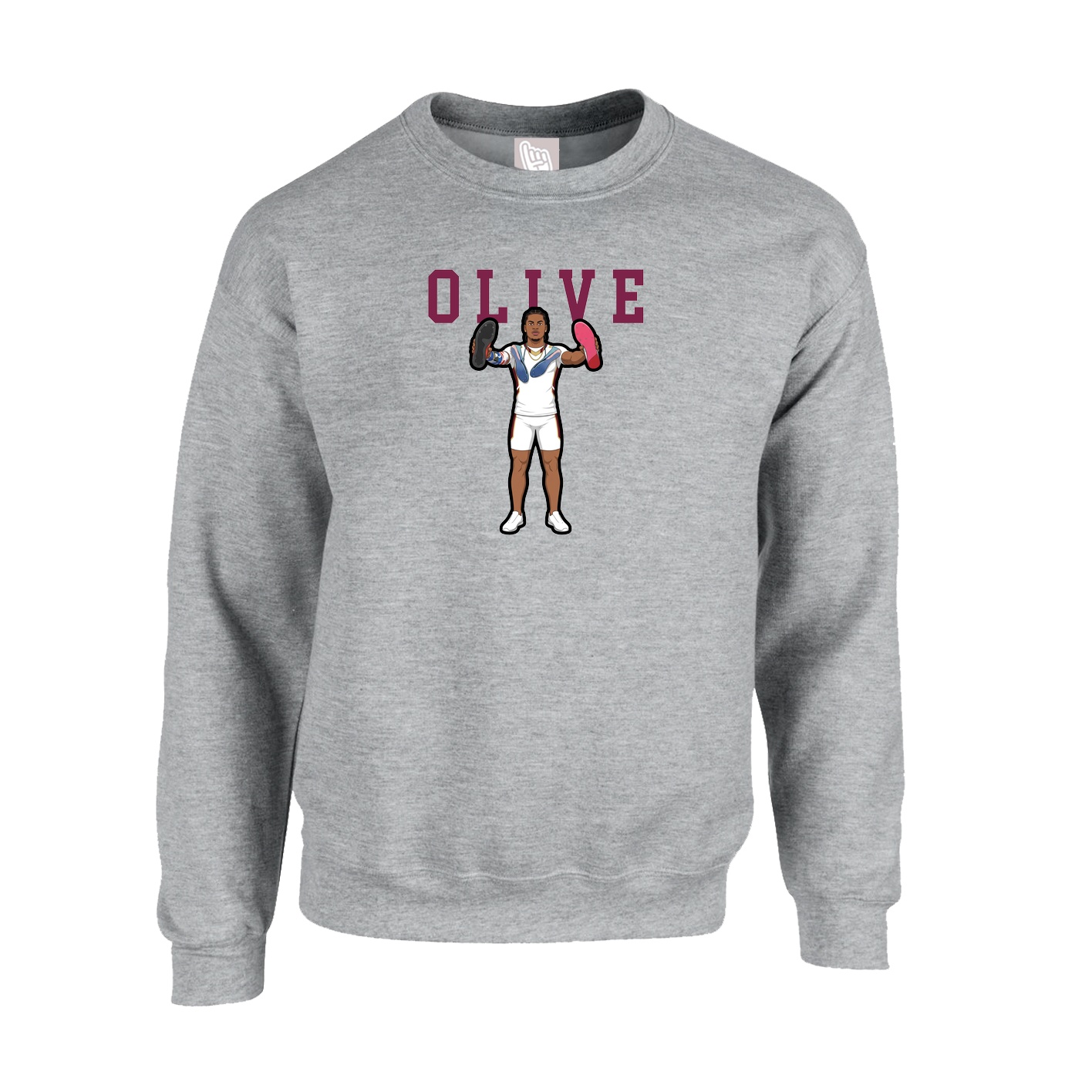 Fleece Crew — Shirsey in Grey
