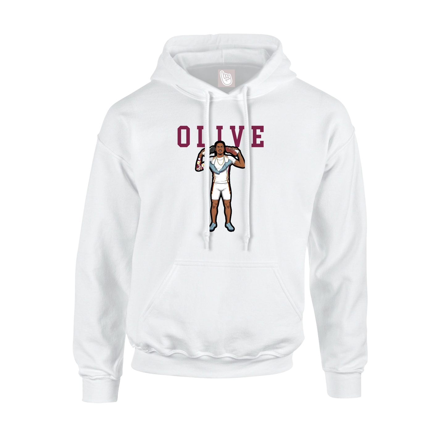 Youth Hoodie — Shirsey in White