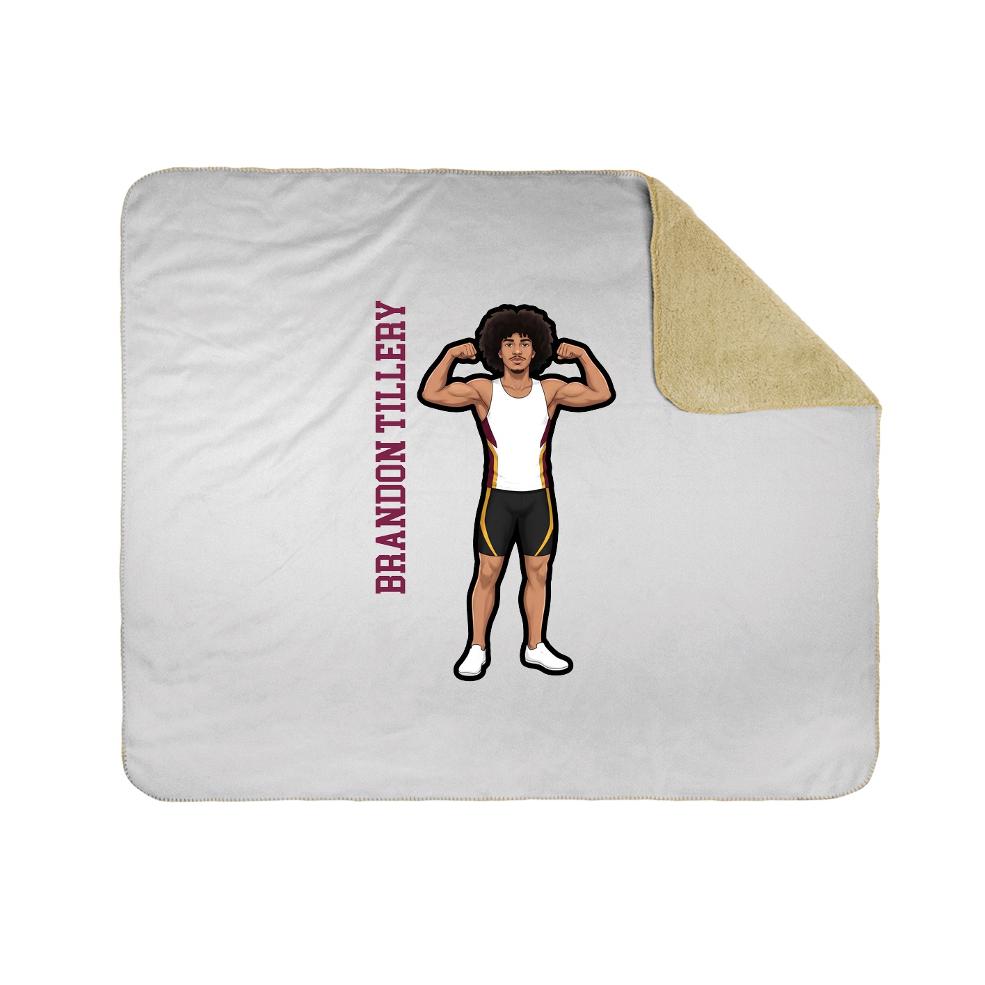 50x60 Sherpa Lined Throw Blanket