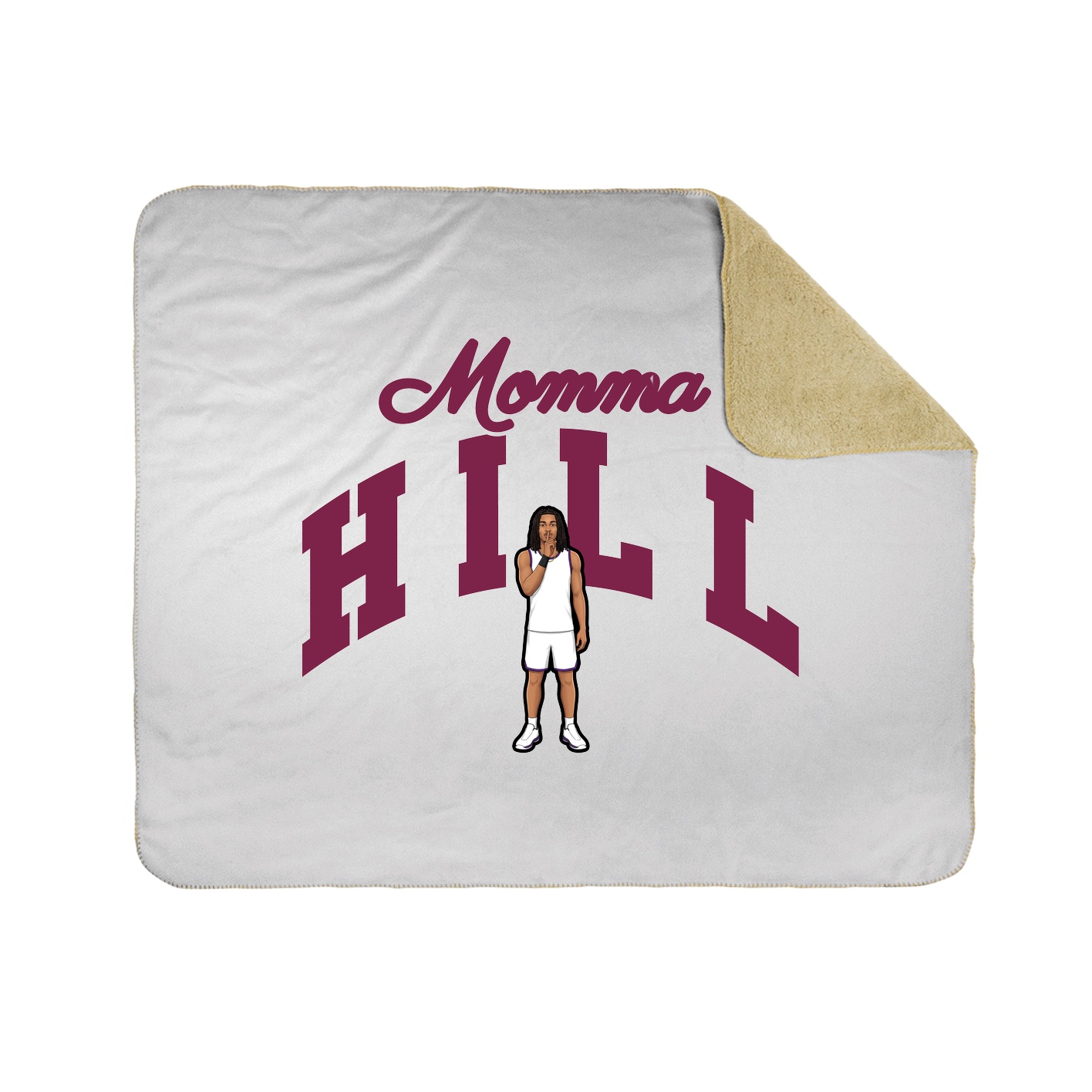 Throw Blanket — Mothers Day Arch in White
