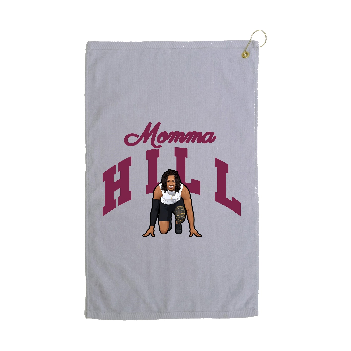 Golf Towel — Mothers Day Arch in Grey