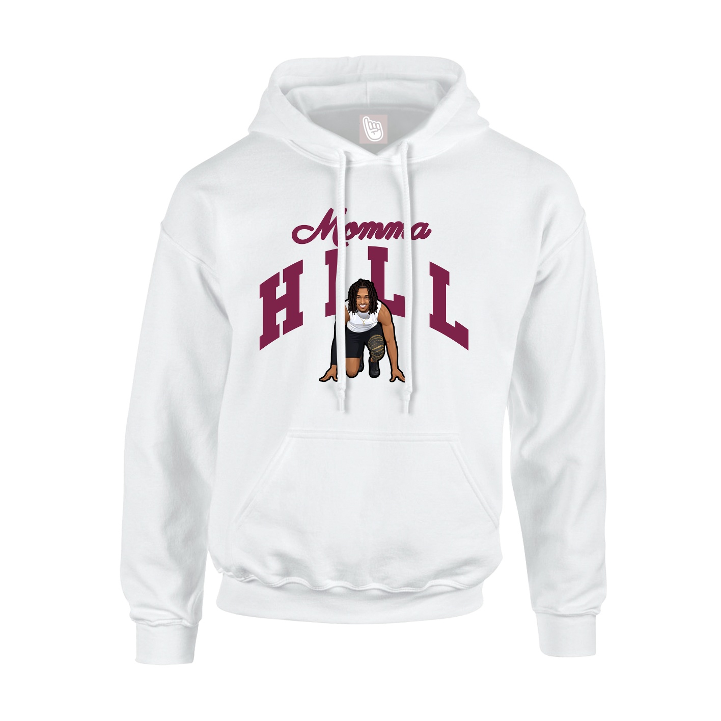 Hoodie — Mothers Day Arch in White