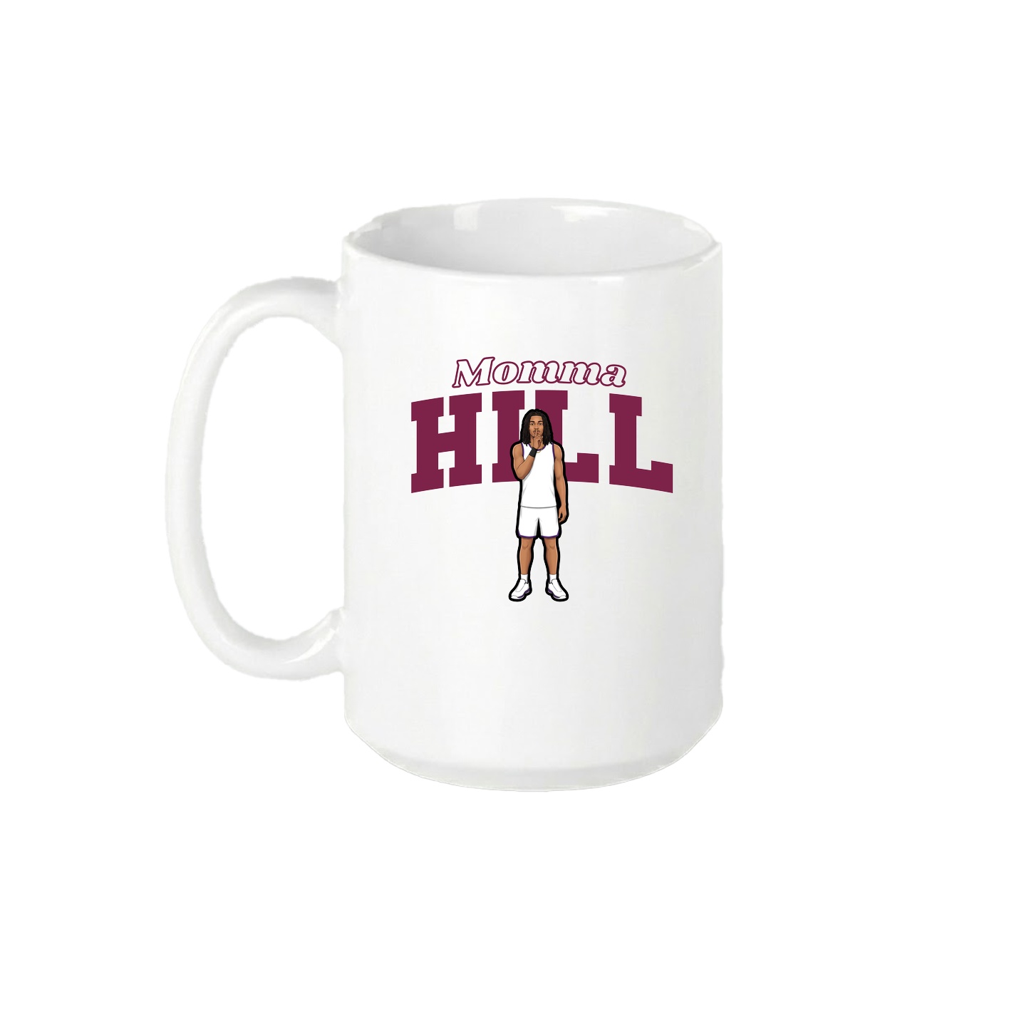15oz Coffee Mug — Mothers Day Block in White