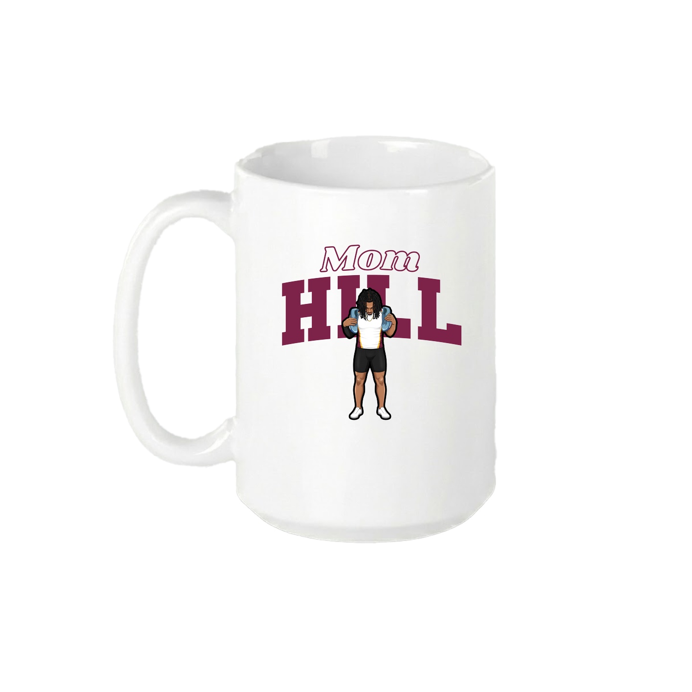 15oz Coffee Mug — Mothers Day Block in White