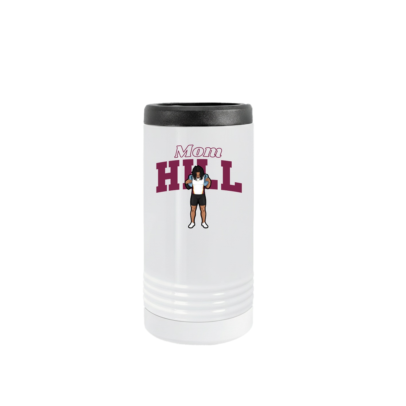 Slim Beverage Holder — Mothers Day Block in White