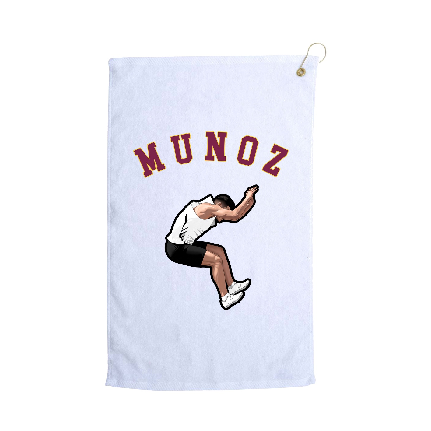 Golf Towel — Shirsey Arch in White