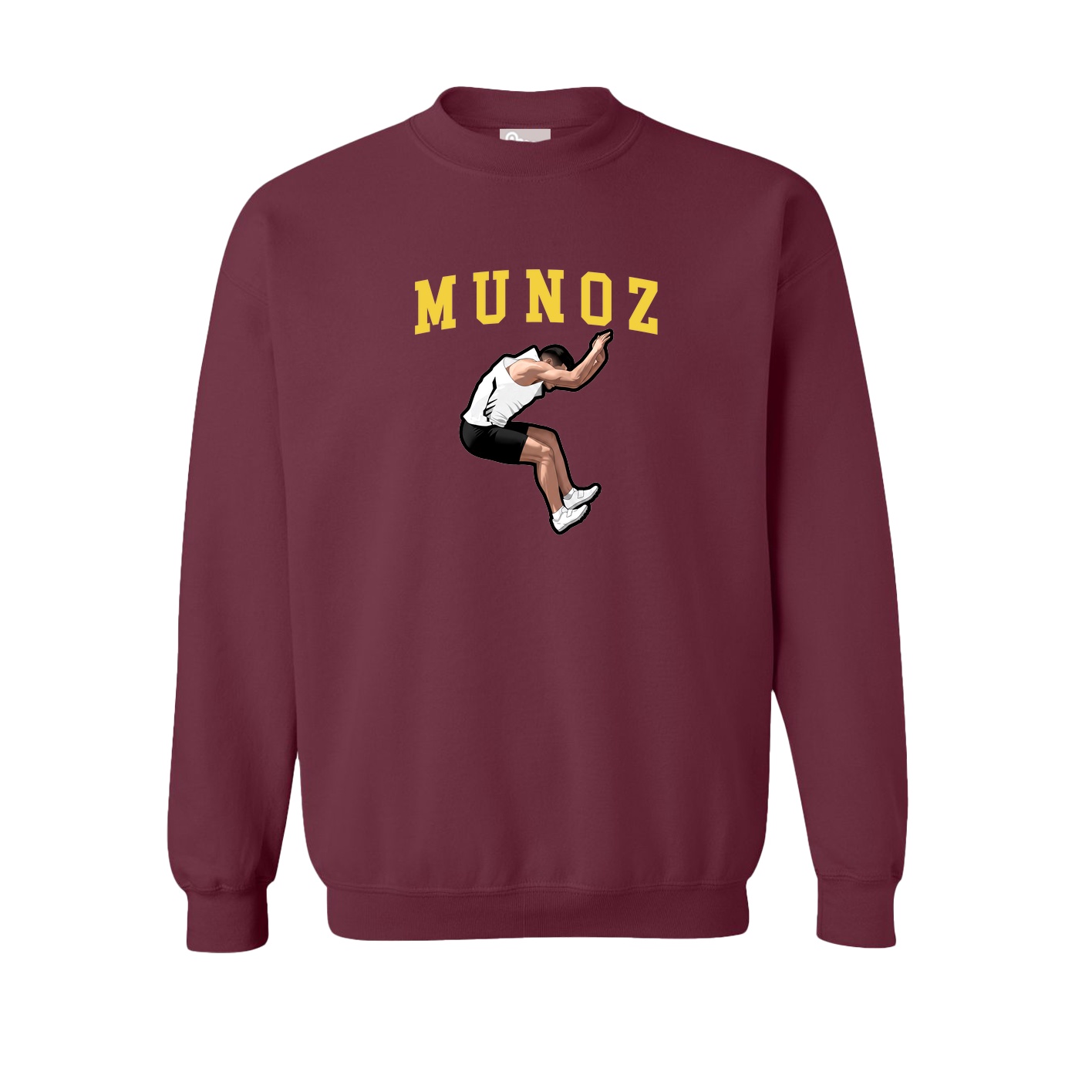 Fleece Crew — Shirsey in Maroon
