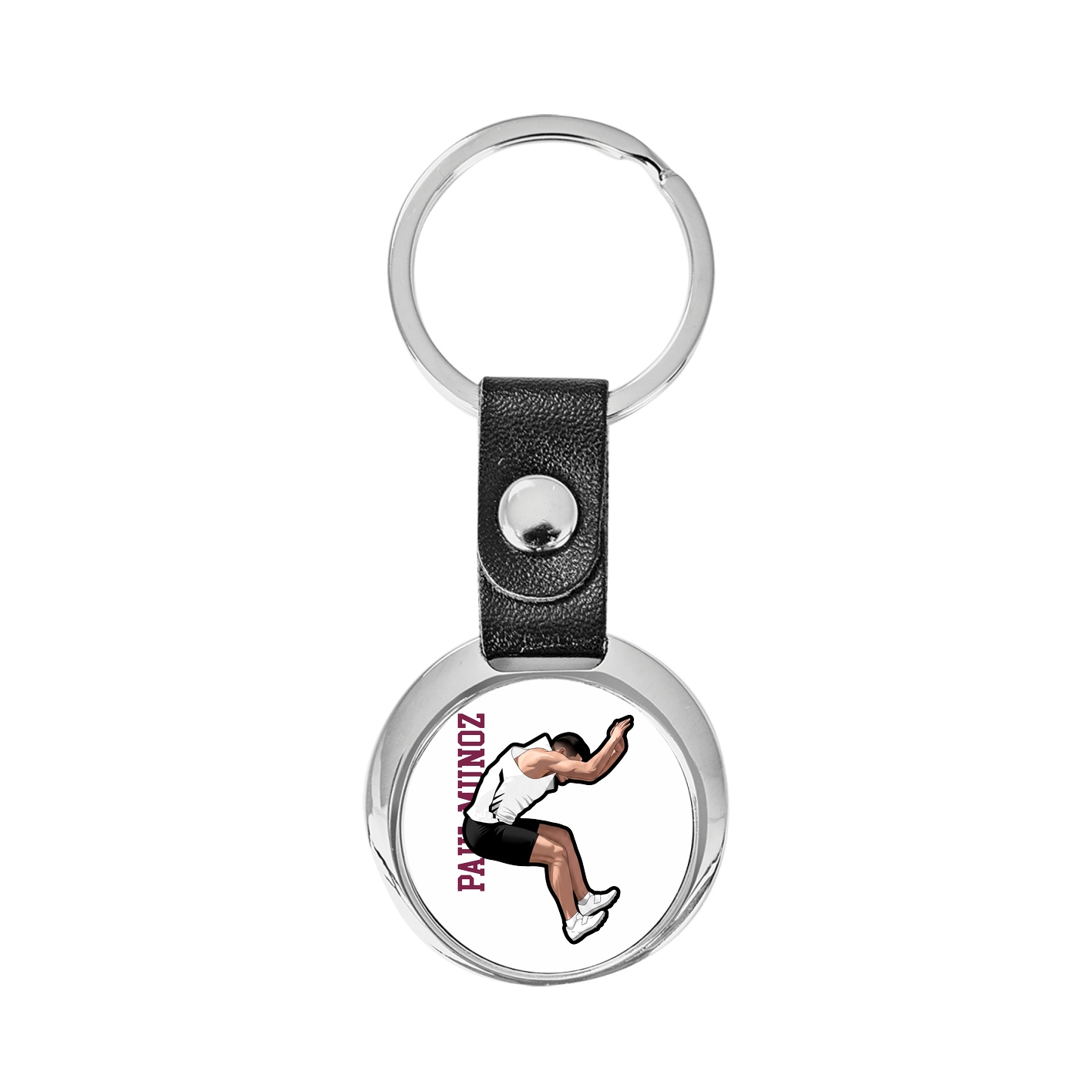 Key Chain — Name Vertical in Classic