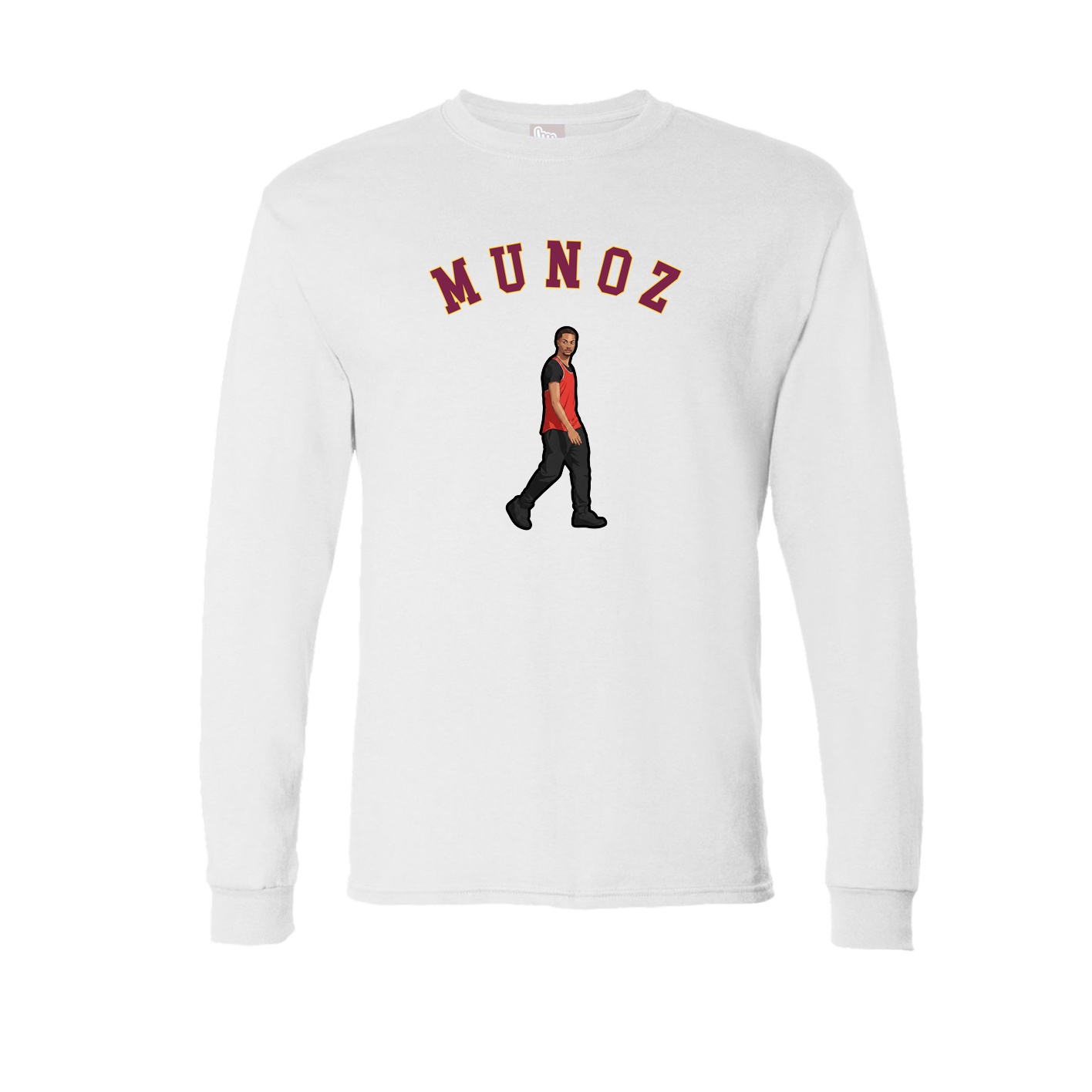 Long Sleeve Tee — Shirsey Arch in White