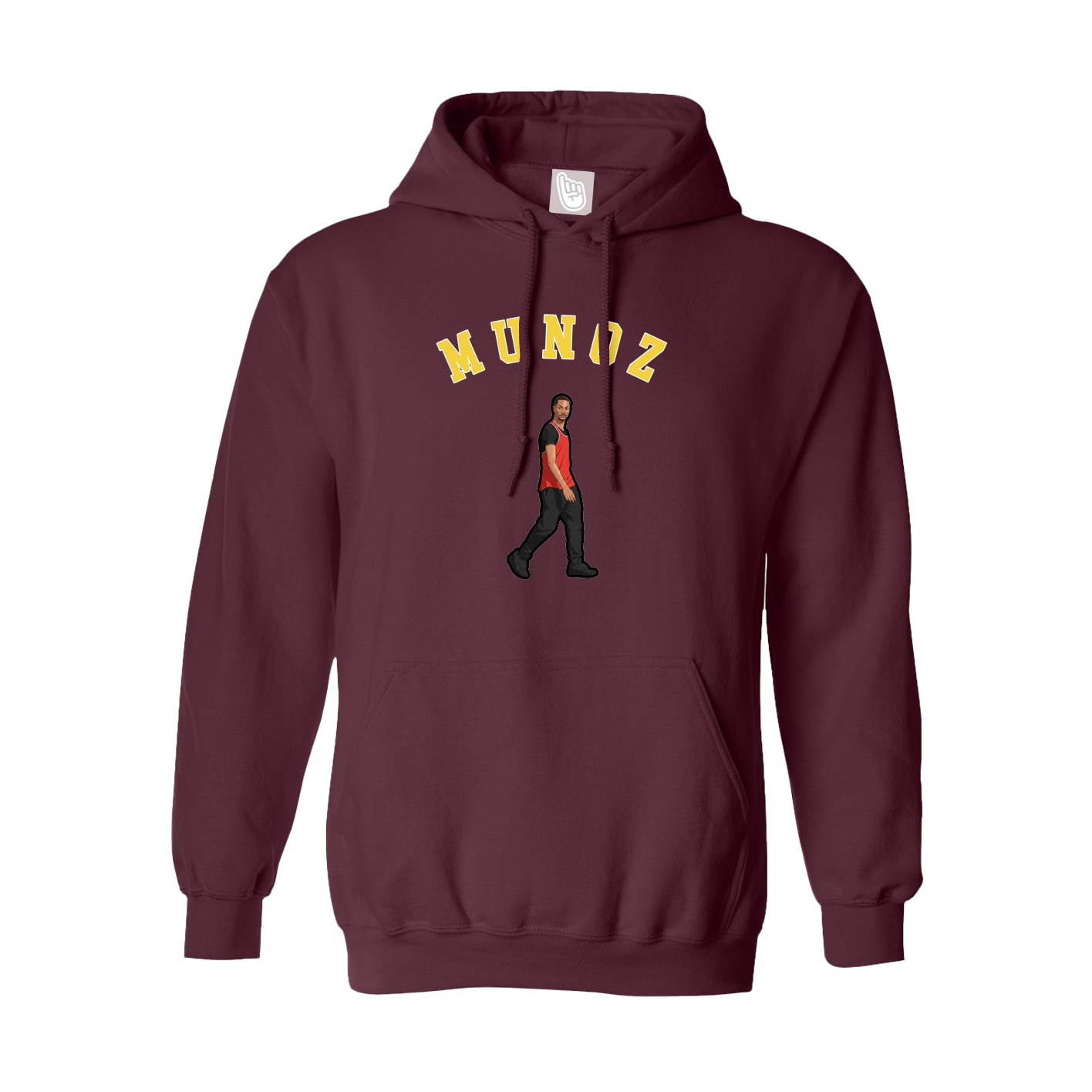 Hoodie — Shirsey Arch in Maroon