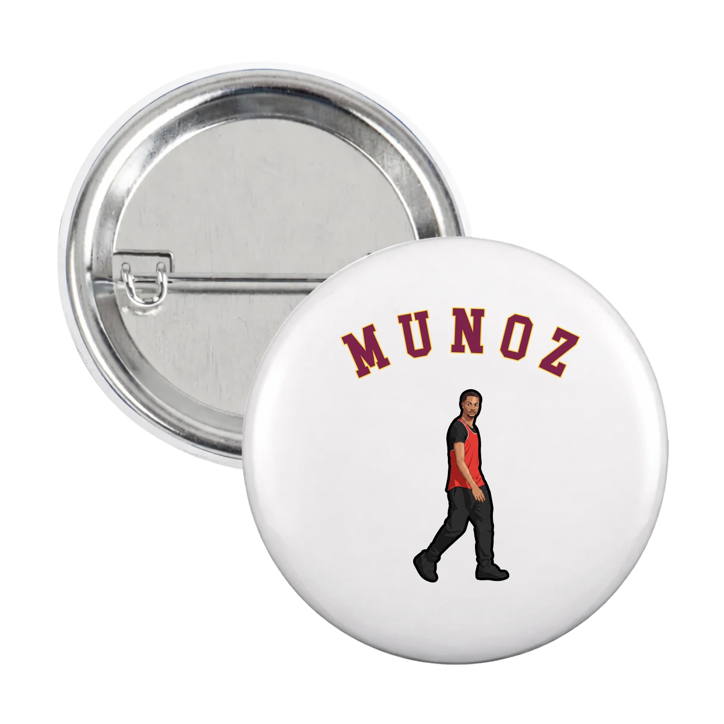 Game Day Button — Shirsey Arch in White