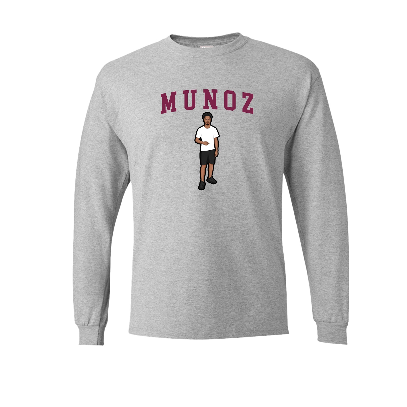 Long Sleeve Tee — Shirsey in Grey