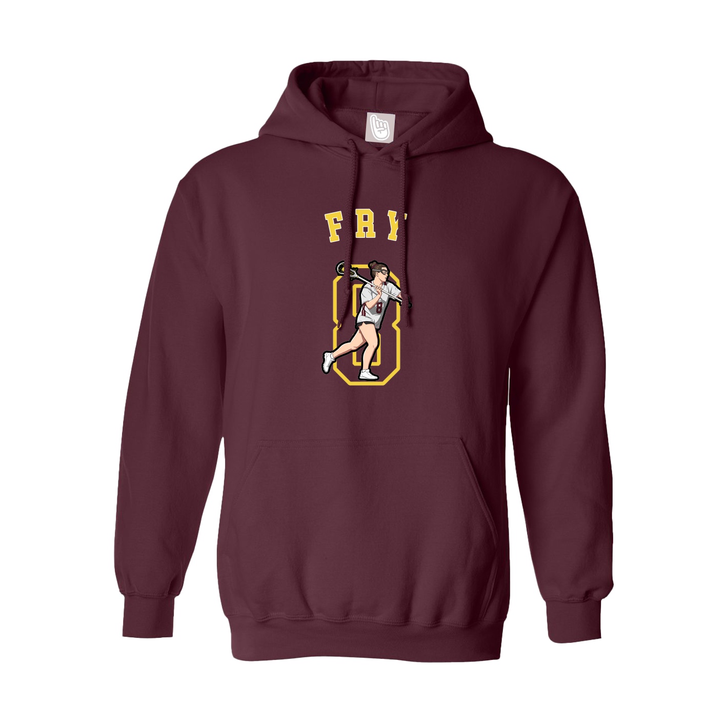 Hoodie — Shirsey Arch in Maroon