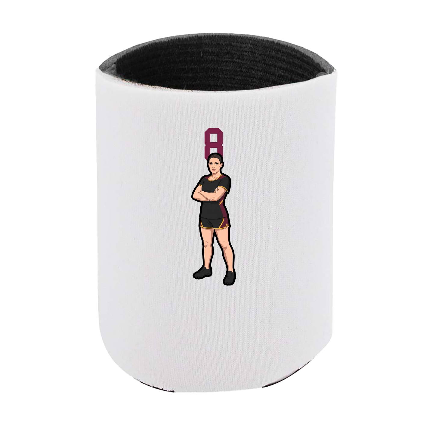 Can Holder — Number Top in White