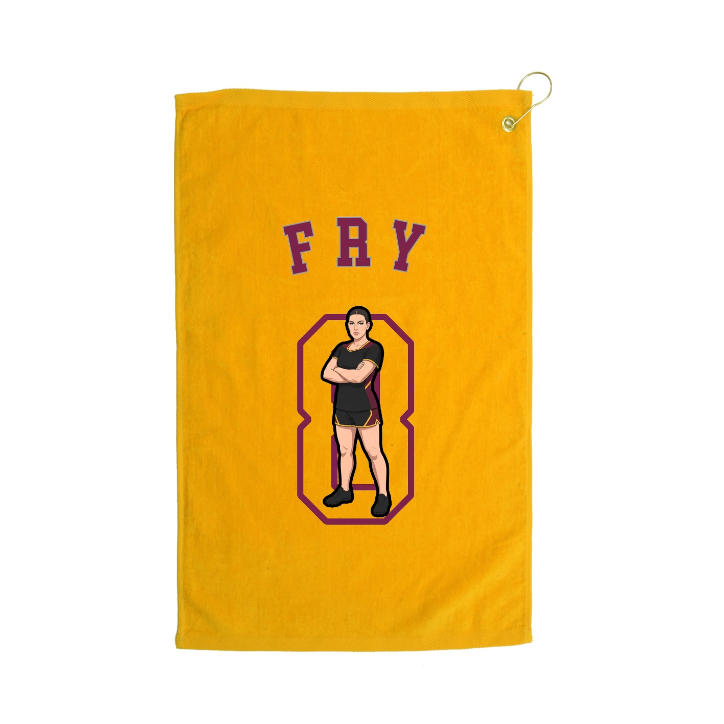 Golf Towel — Shirsey Arch in Gold