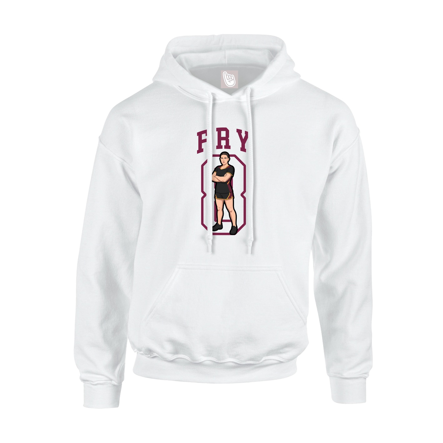 Youth Hoodie — Shirsey in White