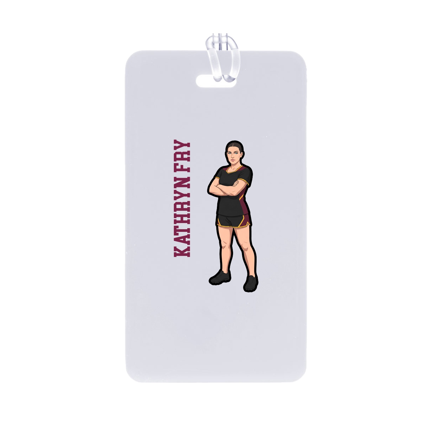 Bag Tag — Name Vertical in Classic