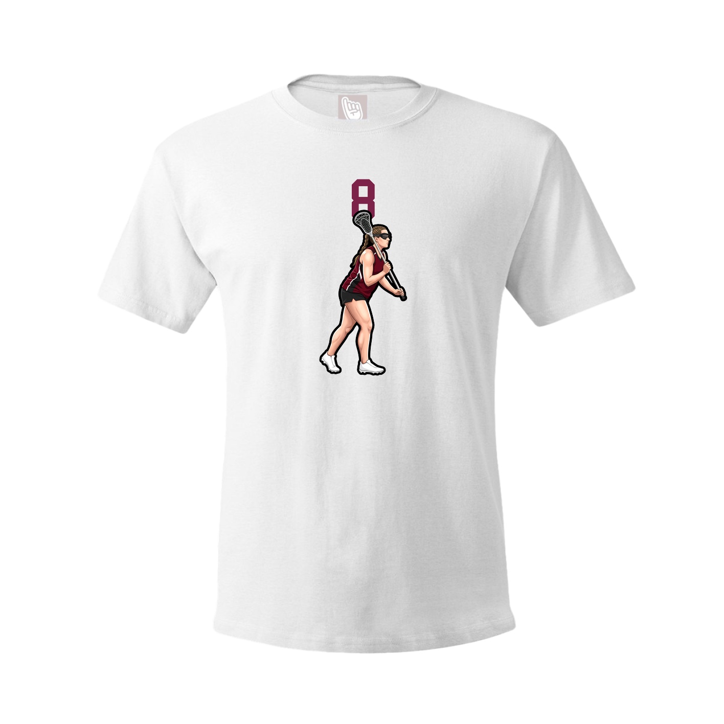 Tee — Number Top in White