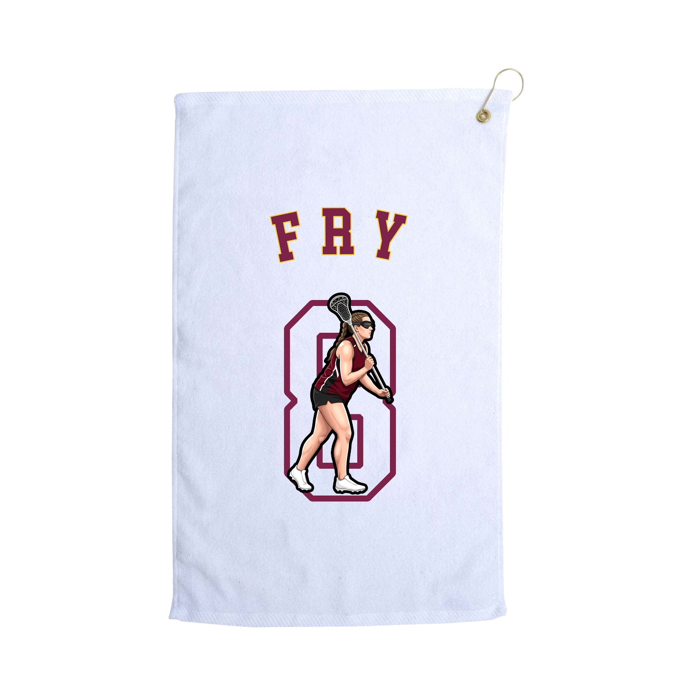 Golf Towel — Shirsey Arch in White