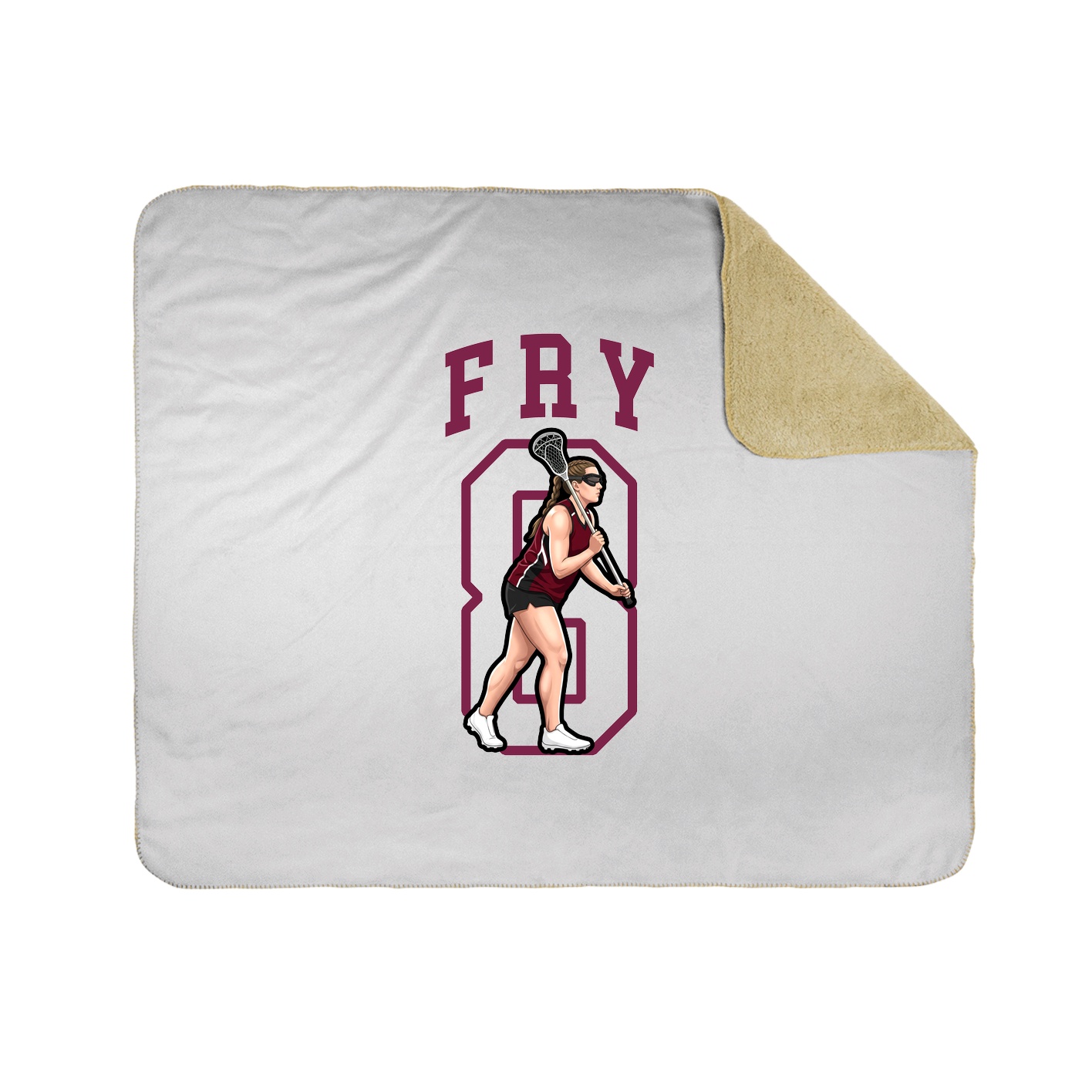 50x60 Sherpa Lined Throw Blanket
